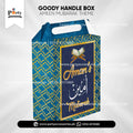 Ameen Mubarak Customized Printed Goody Box | Ameen Mubarak Handle Favor Boxes | Pack of 6