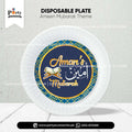 Ameen Mubarak Customized Disposable Plates for Table Decoration