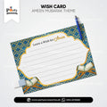Ameen Mubarak Customized Wish Cards for Decoration (Pack of 6)
