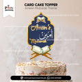Ameen Mubarak Customized Card Cake Topper for Cake Decoration