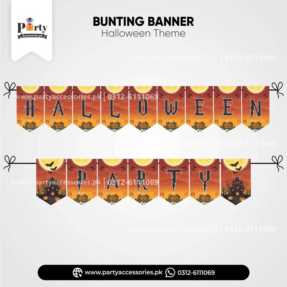 halloween theme party home wall decoration banner