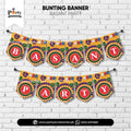 Basant Party Wall Decoration Bunting Banner