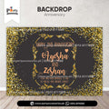 anniversary customized backdrop 