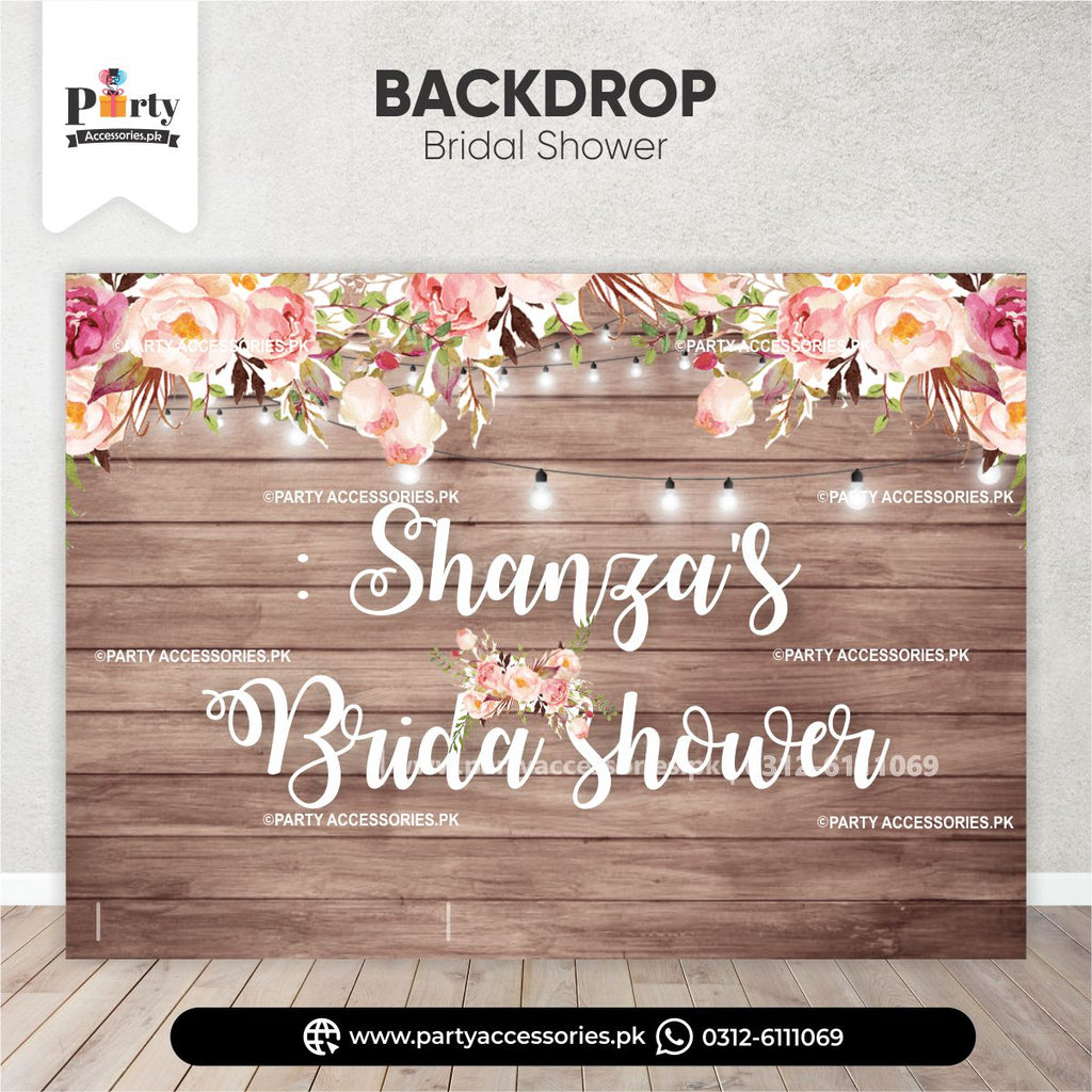 Bride to be wall decoration backdrop for bridal shower
