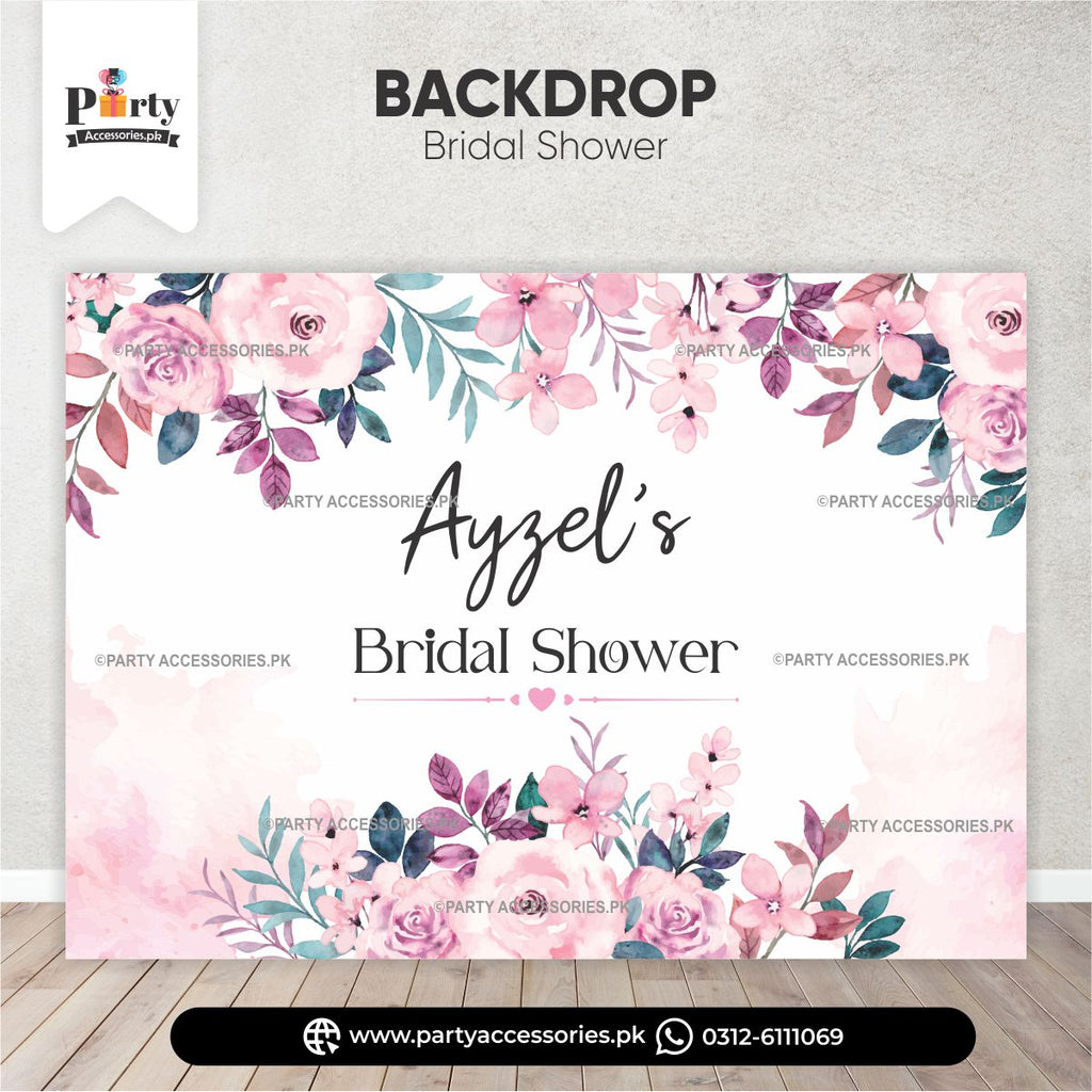 Bridal shower Backdrop penaflex DARAZ decoration