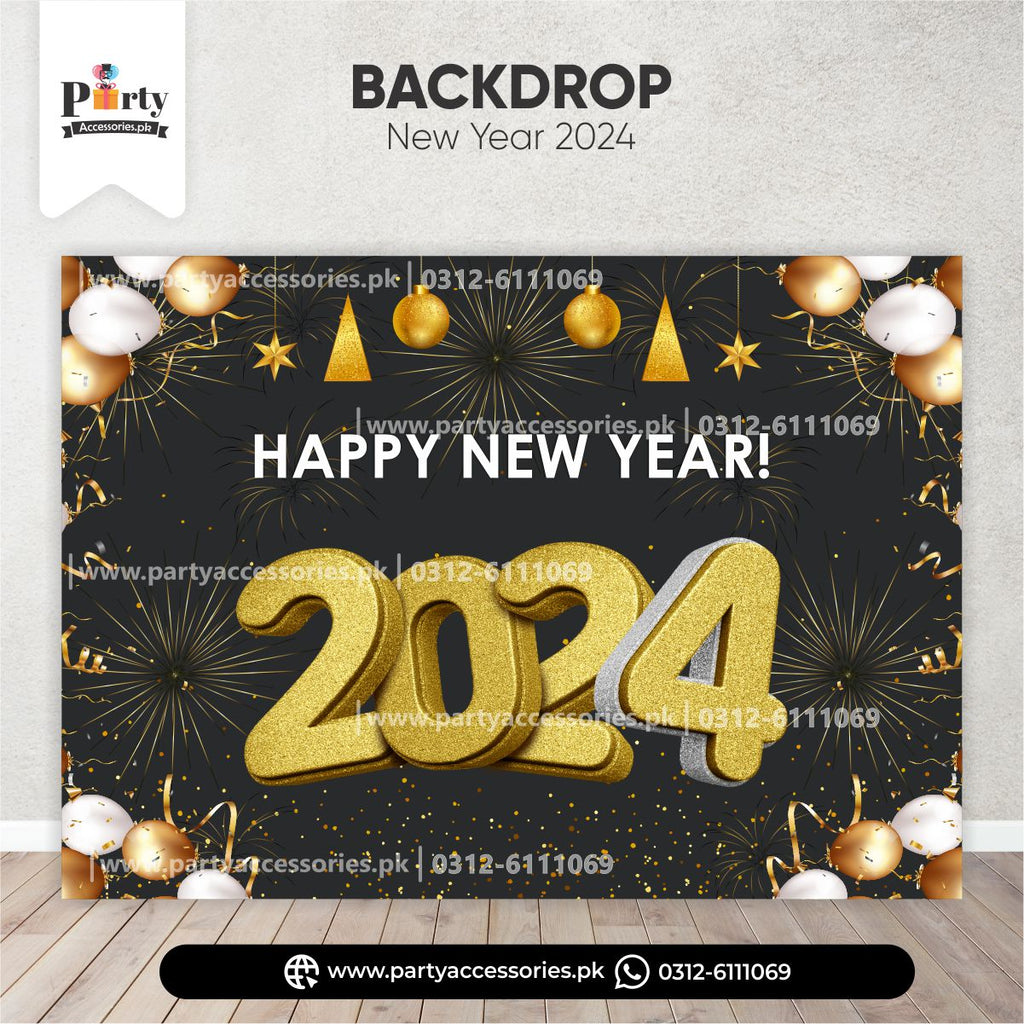 new year theme customized  party backdrop 