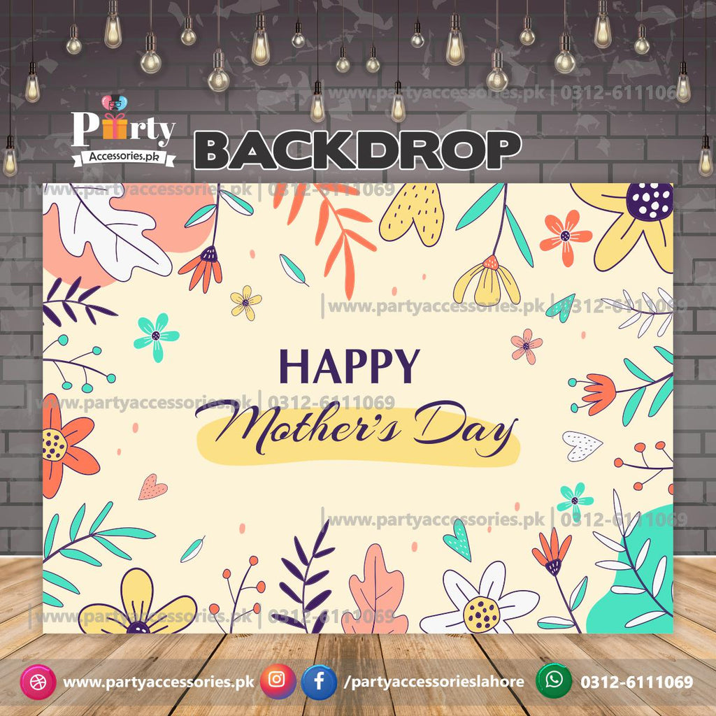 Mother's Day Decoration Wall Flex