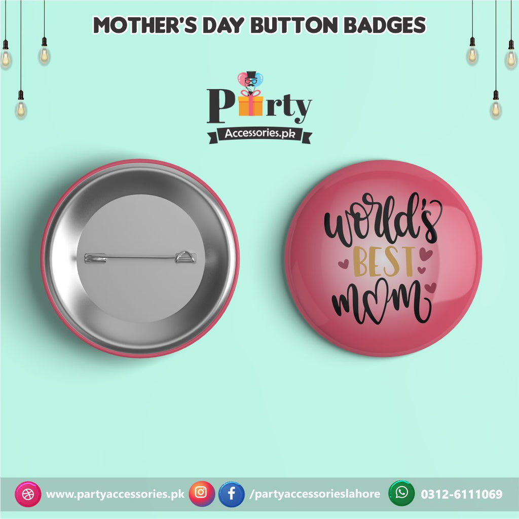 World's Best Mom Badge