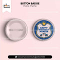 POLICE THEME CUSTOMIZED BUTTON BADGE 
