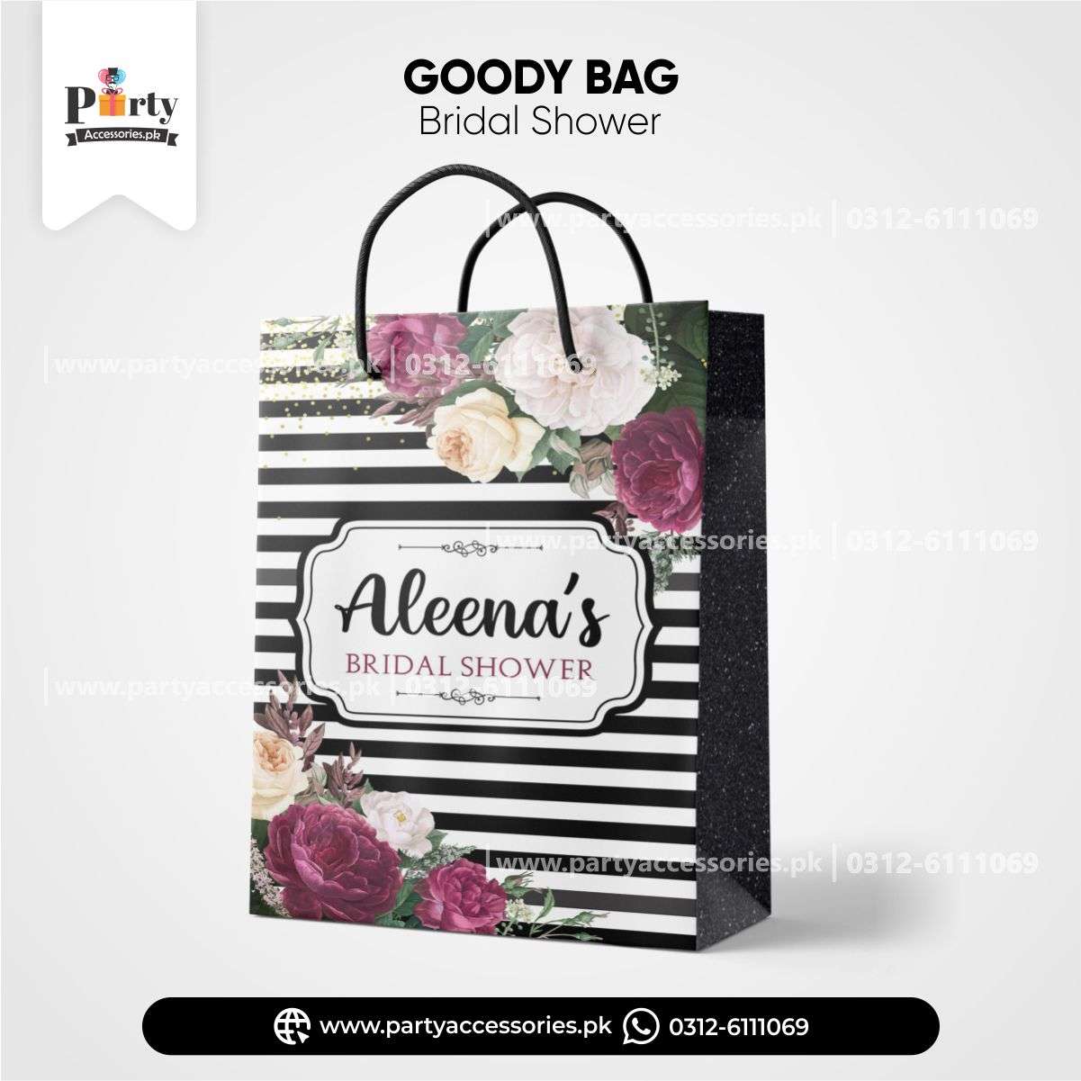 Bridal shower Customized Goody Bags / favor bags  amazon ideas 