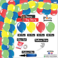 Arch Set Garland kit 150 balloons in Toy Story theme colors