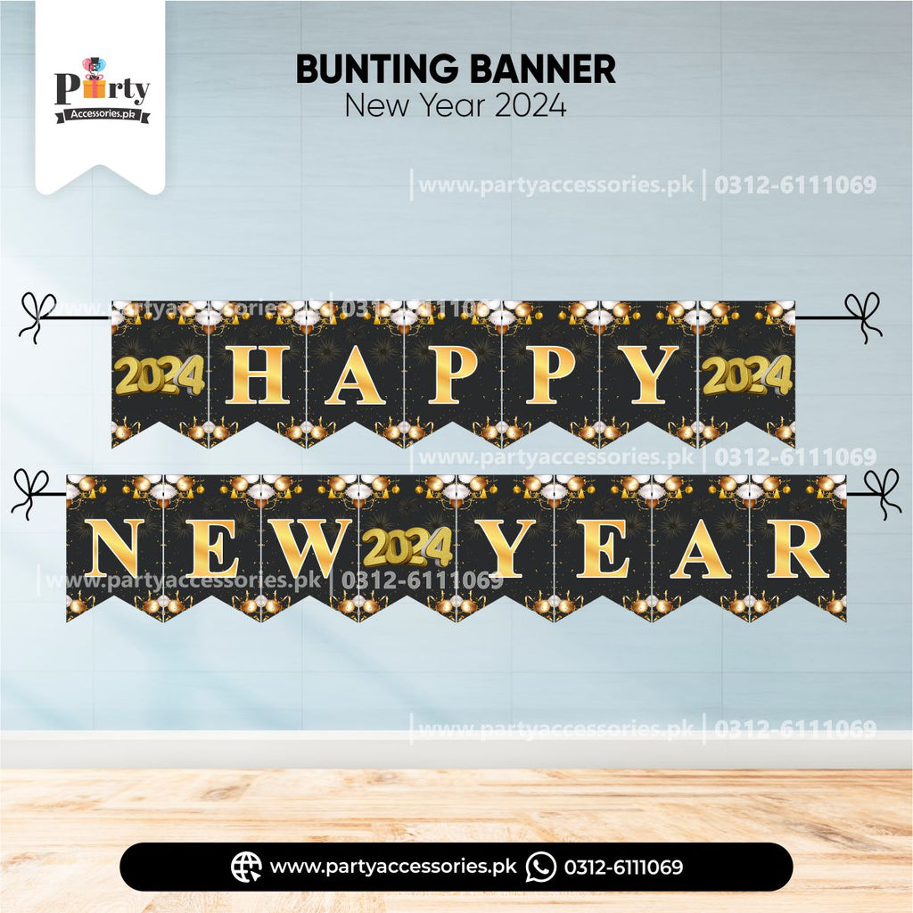 NEW YEAR PARTY BUNTING BANNER 
