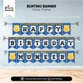 police theme customized bunting banner 