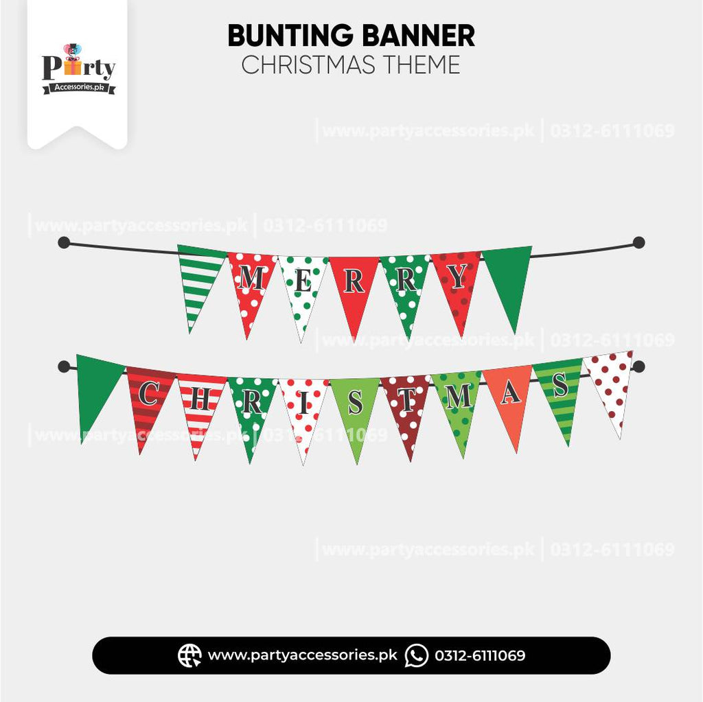 Christmas wall decoration Merry Christmas banner