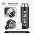 name printed thermos bottle 