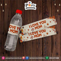I love you mom bottle labels