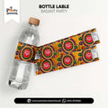 Basant Festival Bottle Label Wraps – Personalized Party Decorations