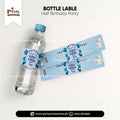 half birthday bottle labels 