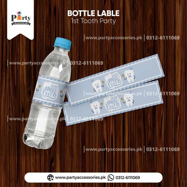 first tooth bottle labels 1st tooth ideas pinterest