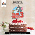 tom and jerry theme customized card cake topper 