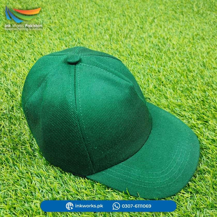 Custom Printed P Caps with Brand Name and Logo | InkWorks Pakistan