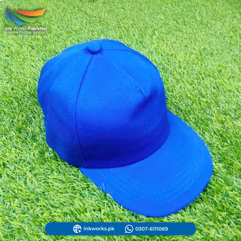 Custom Printed P Caps with Brand Name and Logo | InkWorks Pakistan