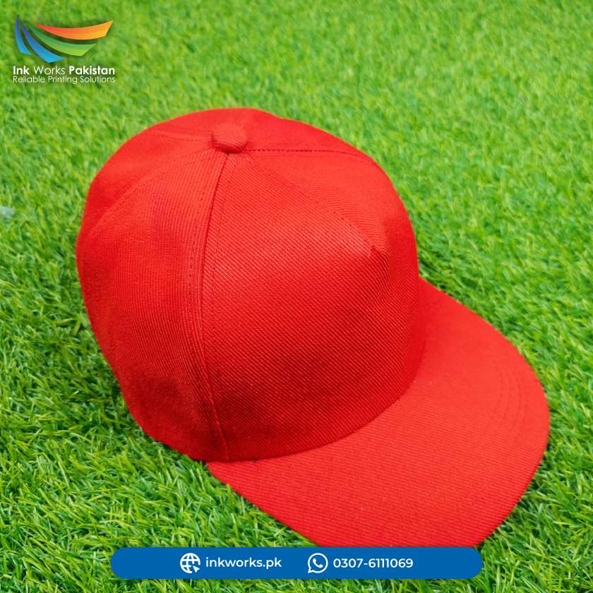 Custom Printed P Caps with Brand Name and Logo | InkWorks Pakistan
