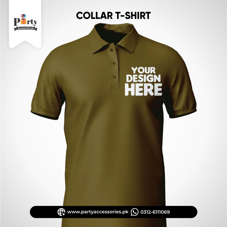 Customized Polo T-Shirts with your Name and Logo