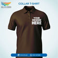 Brown color Customized polo t shirt