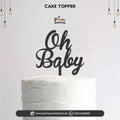 oh baby cake topper baby shower gender reveal