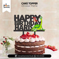 DINOSAUR THEME CUSTOMIZED WOODEN CAKE TOPPER 