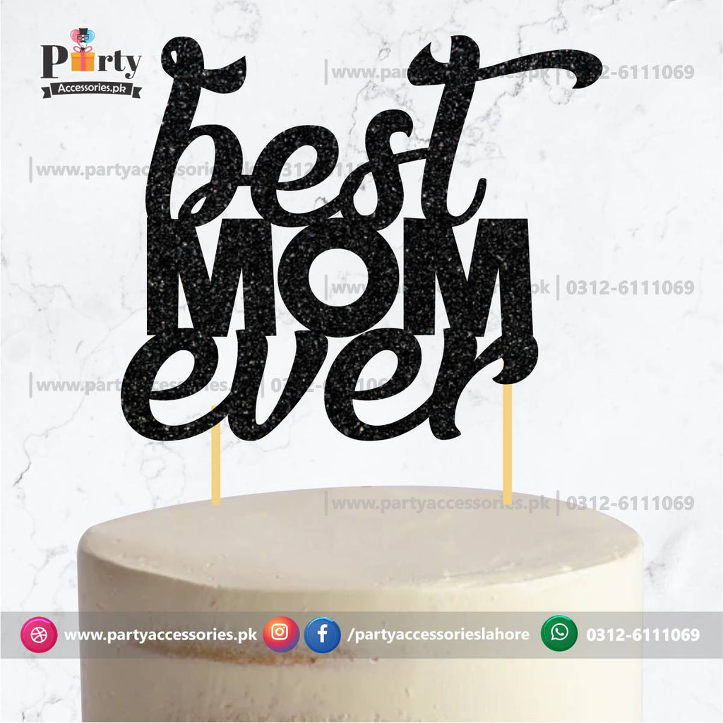 Happy Mother's day Glitter Cake topper