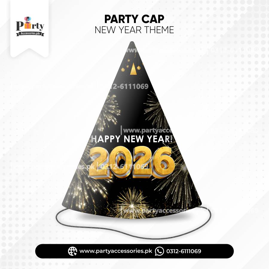NEW YEAR PARTY CONE CAPS