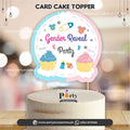 gender reveal party table decoration cake topper