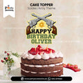 army soldiers theme customize card cake topper