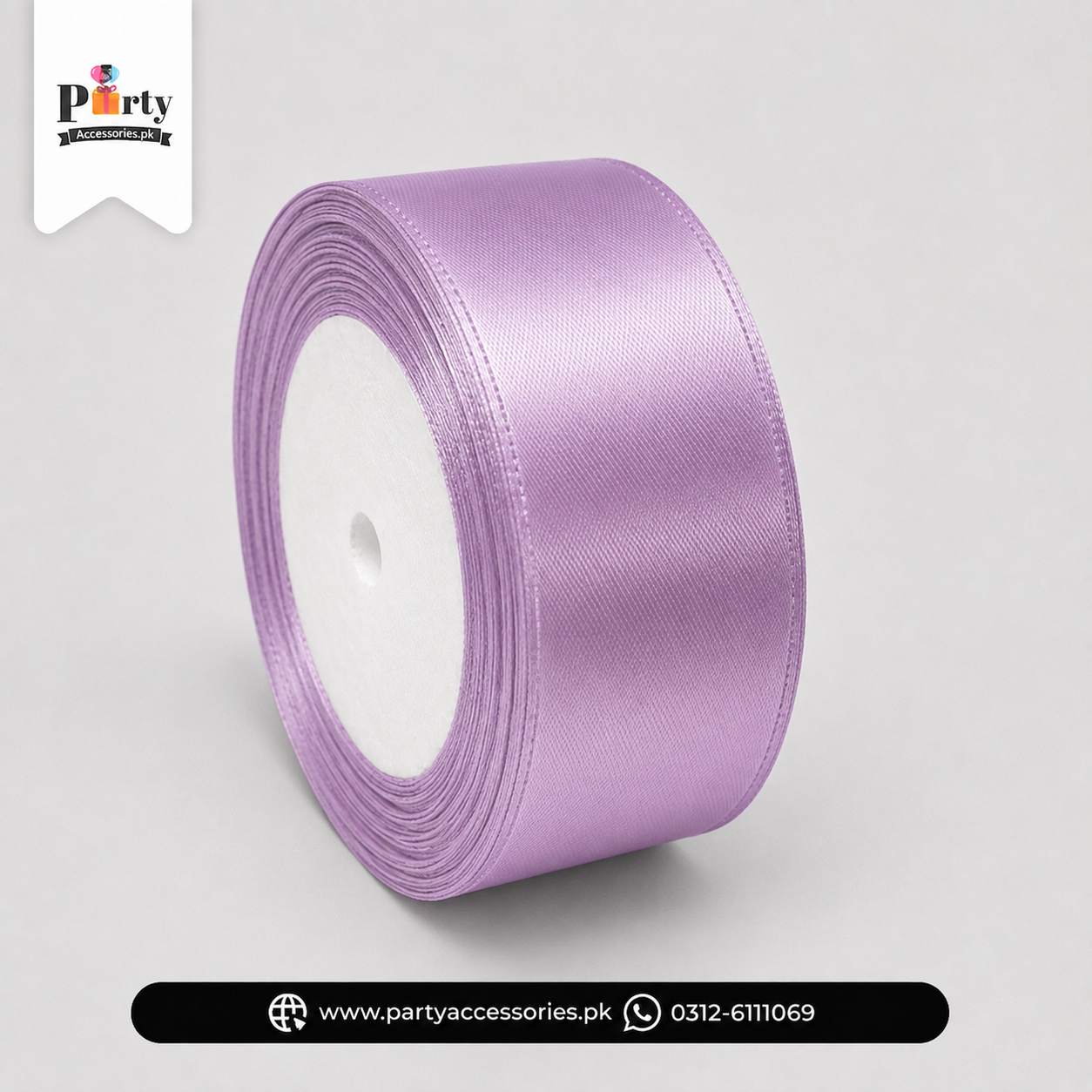1-1/2" (1.5 Inch) Satin Ribbon Roll for Birthday, Baby Shower & Gift Decoration