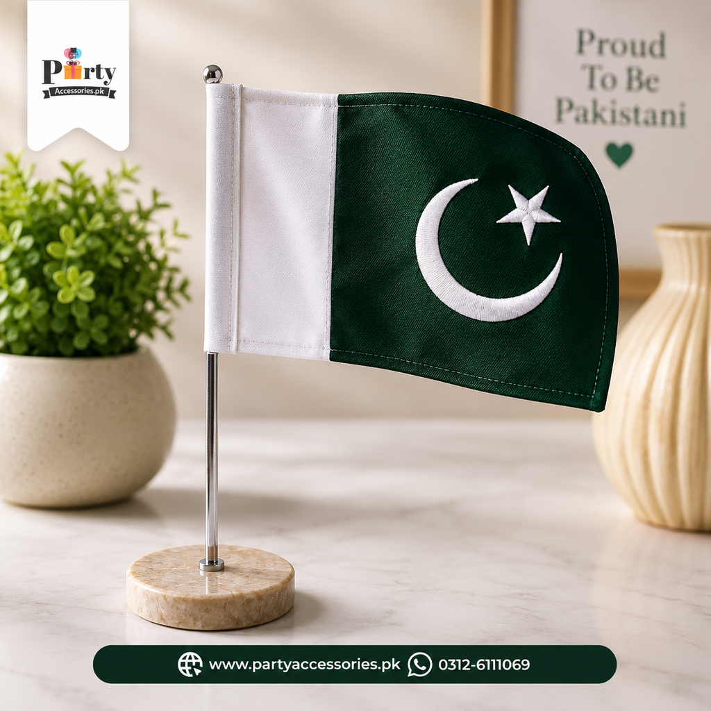 Pakistan Table Flag for Office Desk