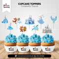Cinderella Theme Cupcake Toppers for Birthday Party Decorations