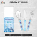 Cinderella Theme Customized Disposable Cutlery Set for Birthday Table Decoration