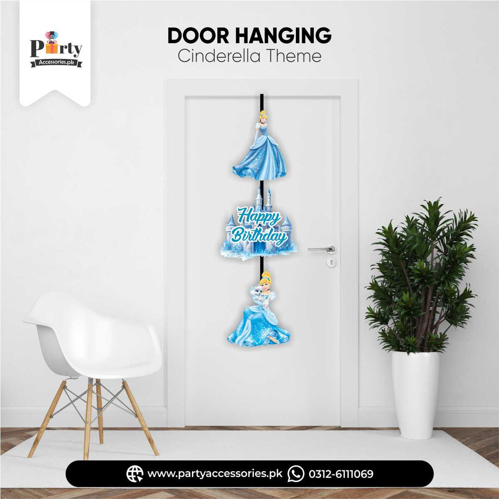 Cinderella Theme Wall Hanging for Birthday Party Decorations