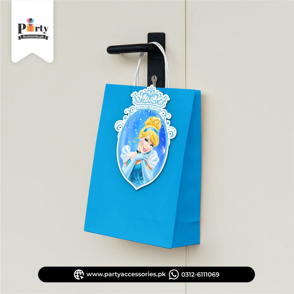 Cinderella character cutout favor goody Bags