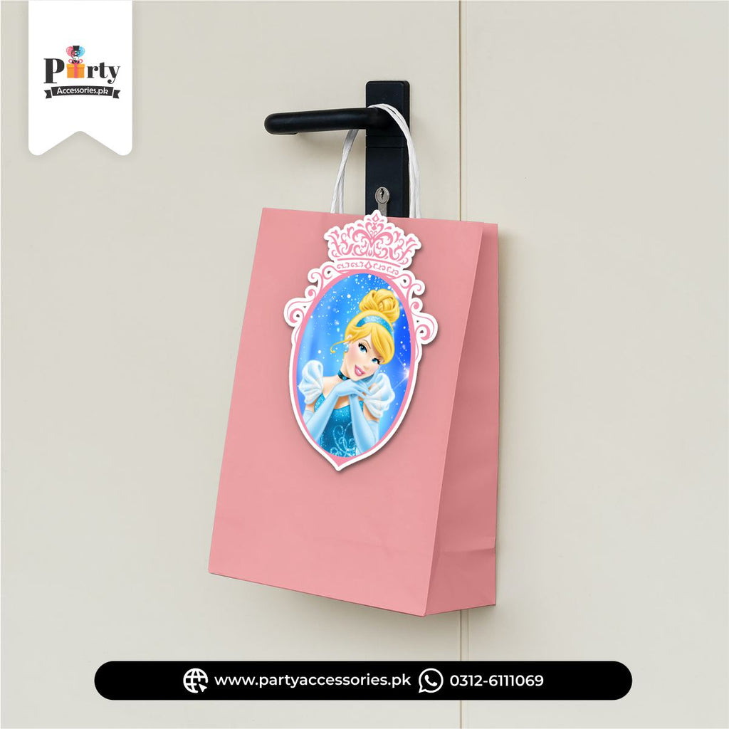 Cinderella Theme Birthday Cutout Goody Bags for Decoration