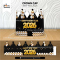 NEW YEAR THEME PARTY CUSTOMIZED CROWN CAP 