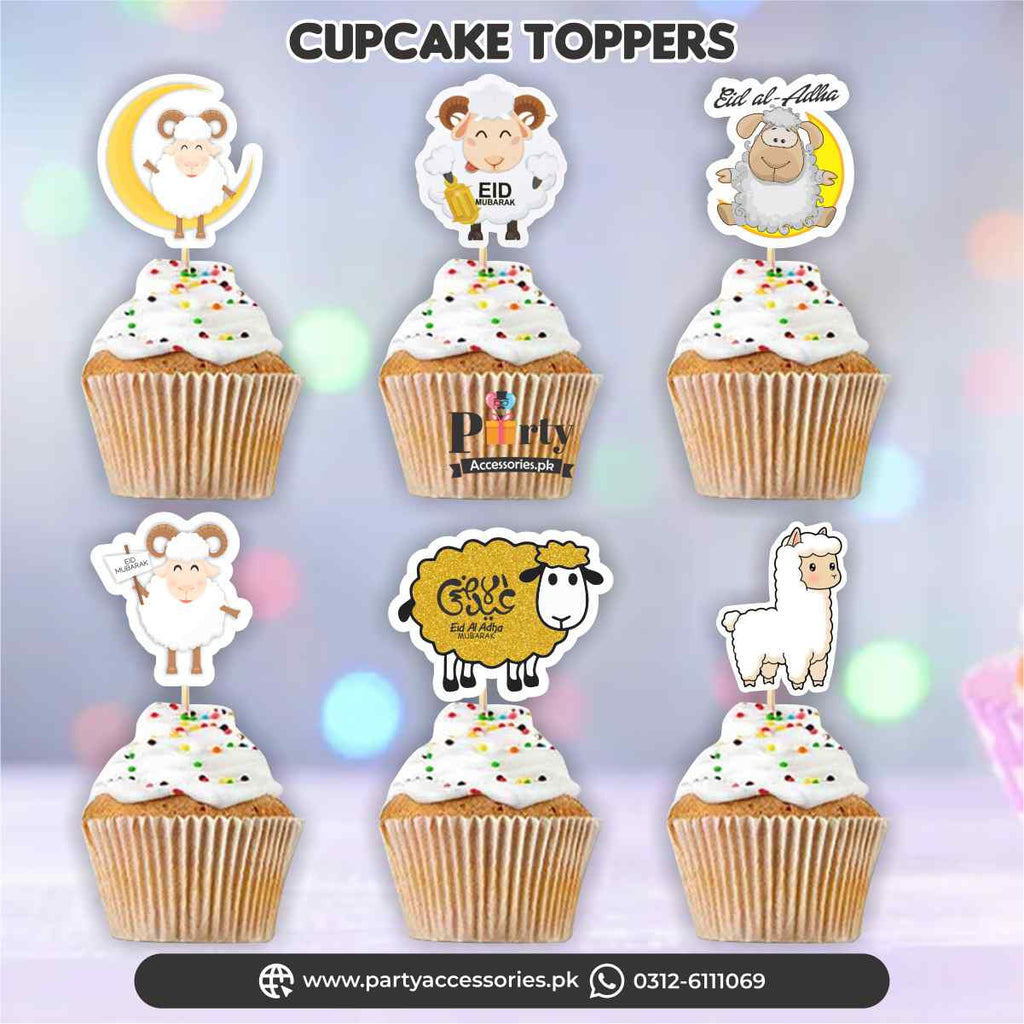 eid al azha cupcake toppers