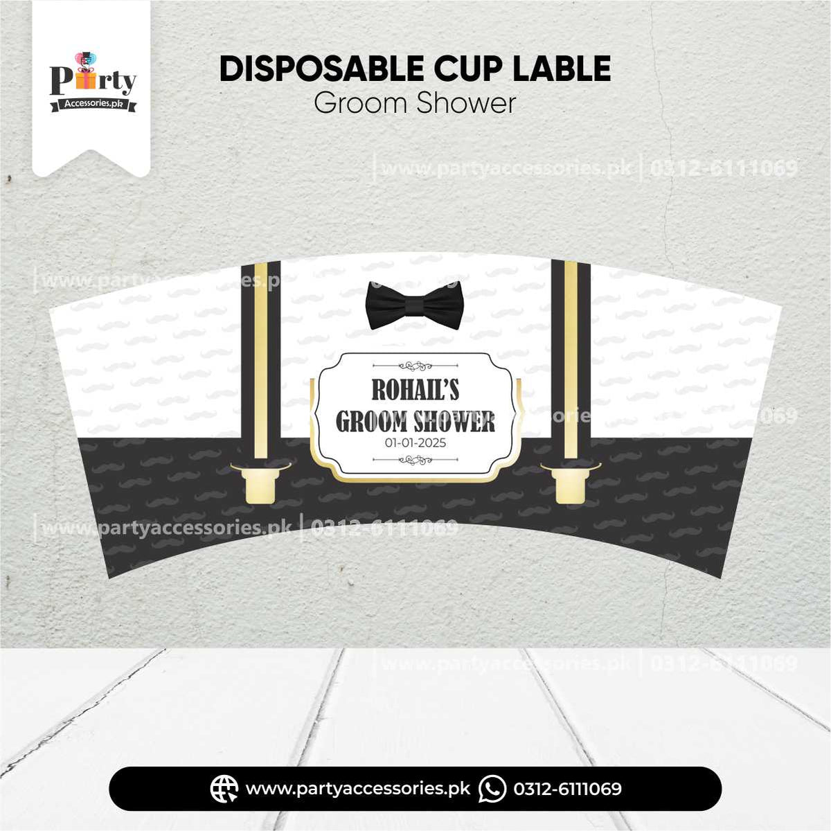 groom shower home table decoration ideas
