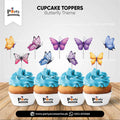 Cupcake Toppers in Butterfly Theme