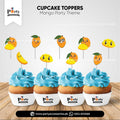 Mango Theme Cupcake Toppers