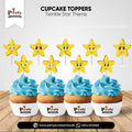 TWINKLE STAR CUPCAKE TOPPERS 