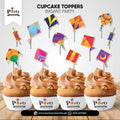 Basant Festival Cupcake Toppers 