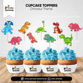 dinsaur theme customized cupcake toppers 